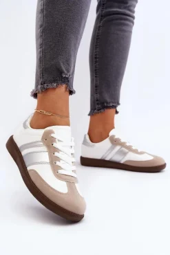 Boto Damskie Niskie Buty Sportowe Sneakersy Białe Cafala