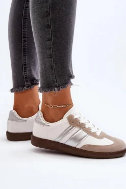 Boto Damskie Niskie Buty Sportowe Sneakersy Białe Cafala