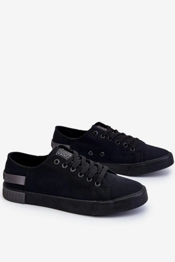 Online Big Star Shoes Damskie Niskie Trampki Big Star LL274038 Czarne