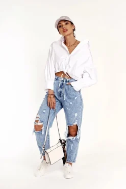 Big Star Shoes Trampki Damskie Big Star|Trampki Damskie Niskie*Damskie Niskie Trampki Big Star DD274451 Białe