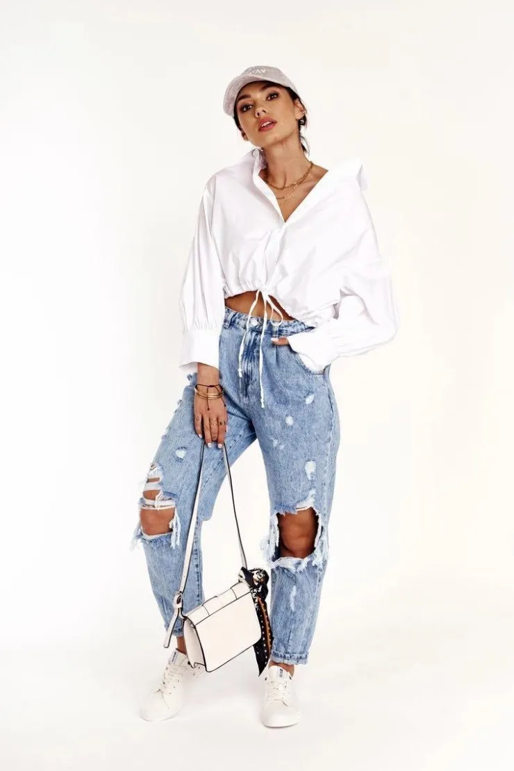 Big Star Shoes Trampki Damskie Big Star|Trampki Damskie Niskie*Damskie Niskie Trampki Big Star DD274451 Białe