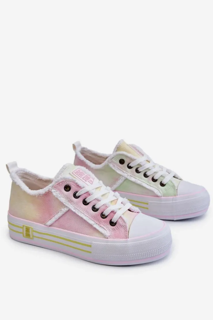 Online Big Star Shoes Damskie Niskie Trampki Big Star LL274174 Multikolor