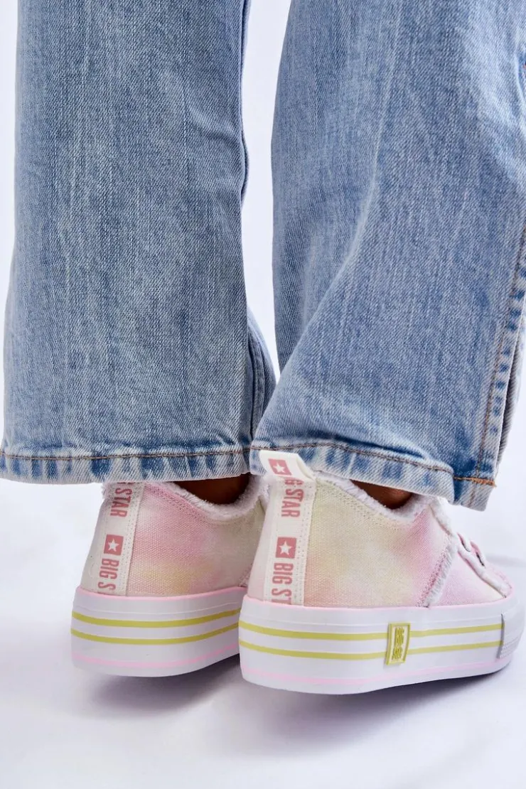 Online Big Star Shoes Damskie Niskie Trampki Big Star LL274174 Multikolor