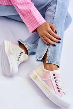 Online Big Star Shoes Damskie Niskie Trampki Big Star LL274174 Multikolor