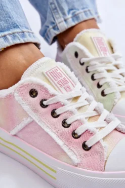 Online Big Star Shoes Damskie Niskie Trampki Big Star LL274174 Multikolor