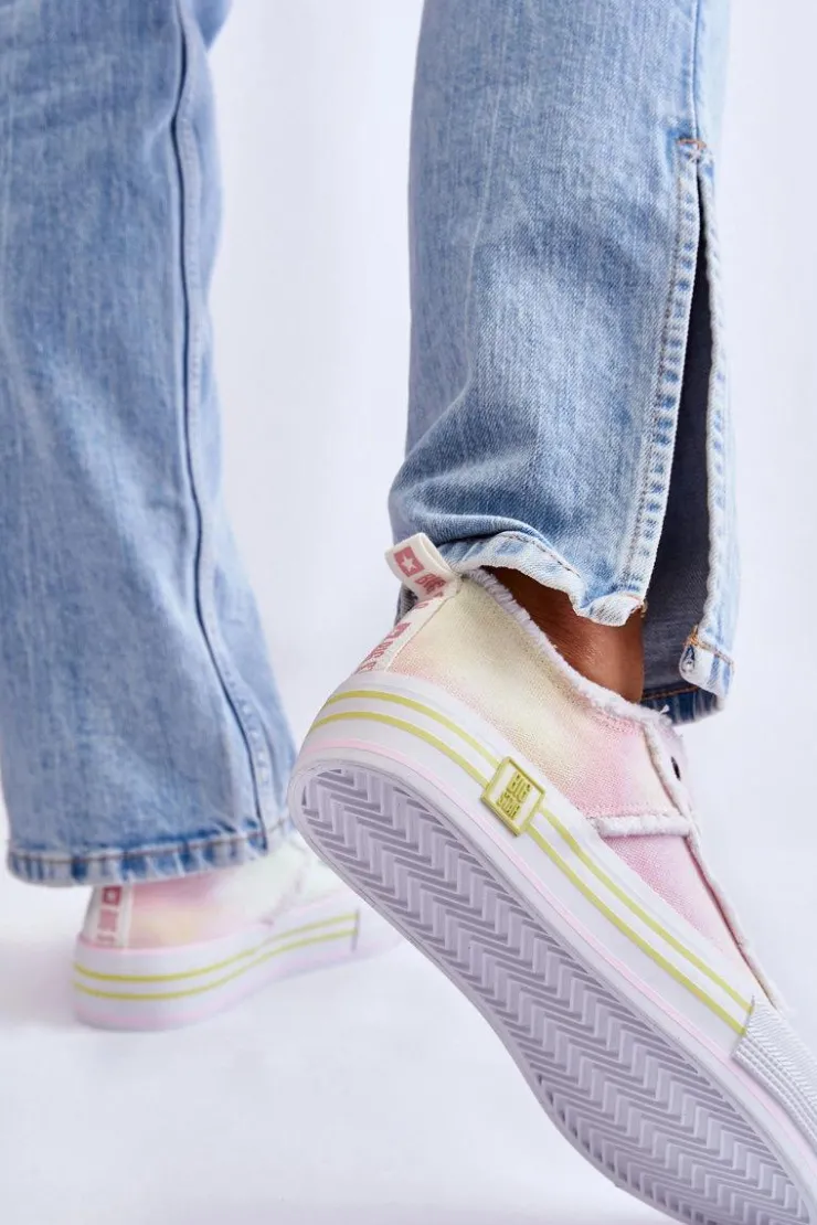 Online Big Star Shoes Damskie Niskie Trampki Big Star LL274174 Multikolor