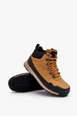 Big Star Shoes Trekkingowe Damskie|Damskie Trapery*Damskie Ocieplane Buty Trekkingowe Camel Big Star MM274479 Brązowy