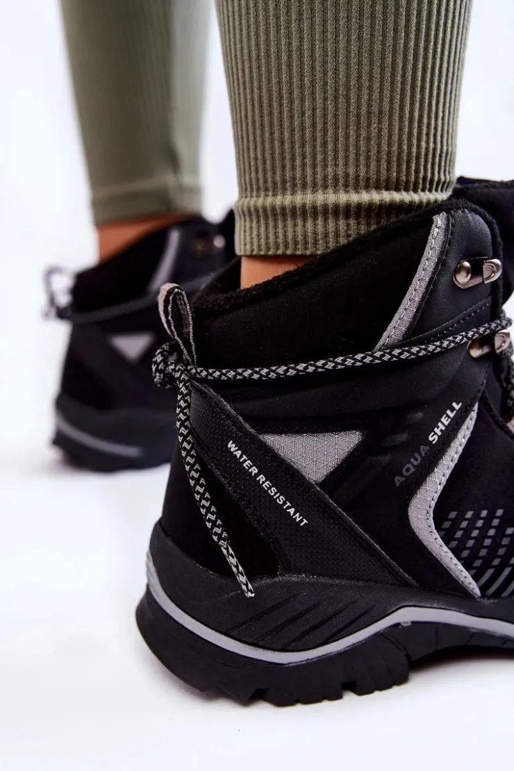 Best Lee Cooper Damskie Ocieplane Trapery LCJ-22-01-1427L Czarne