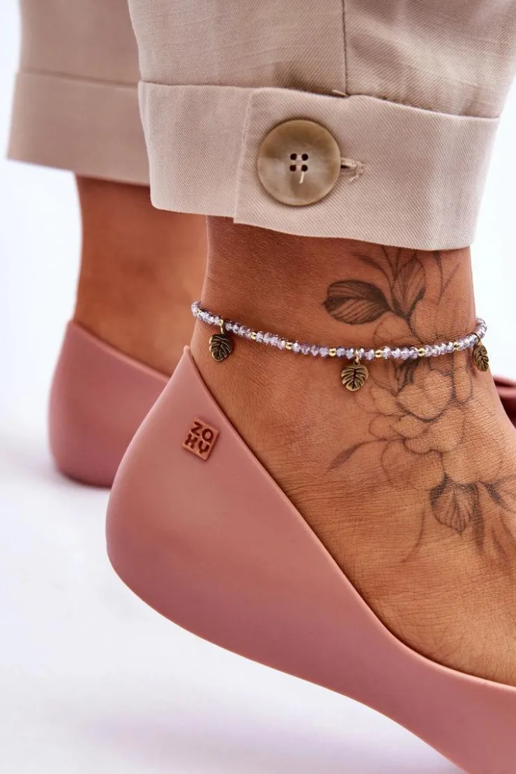 ZAXY Baleriny Klasyczne*Damskie Pachnące Baleriny LL285002 Nude