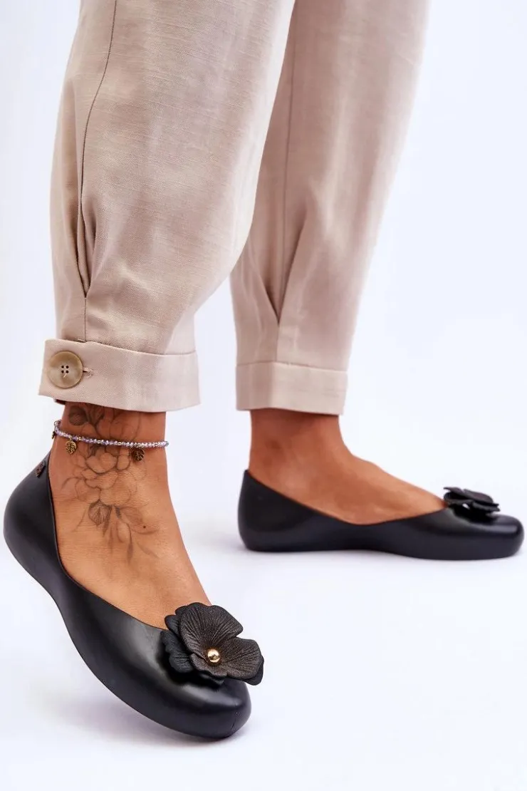 Hot ZAXY Damskie Pachnące Baleriny LL285001 Czarne