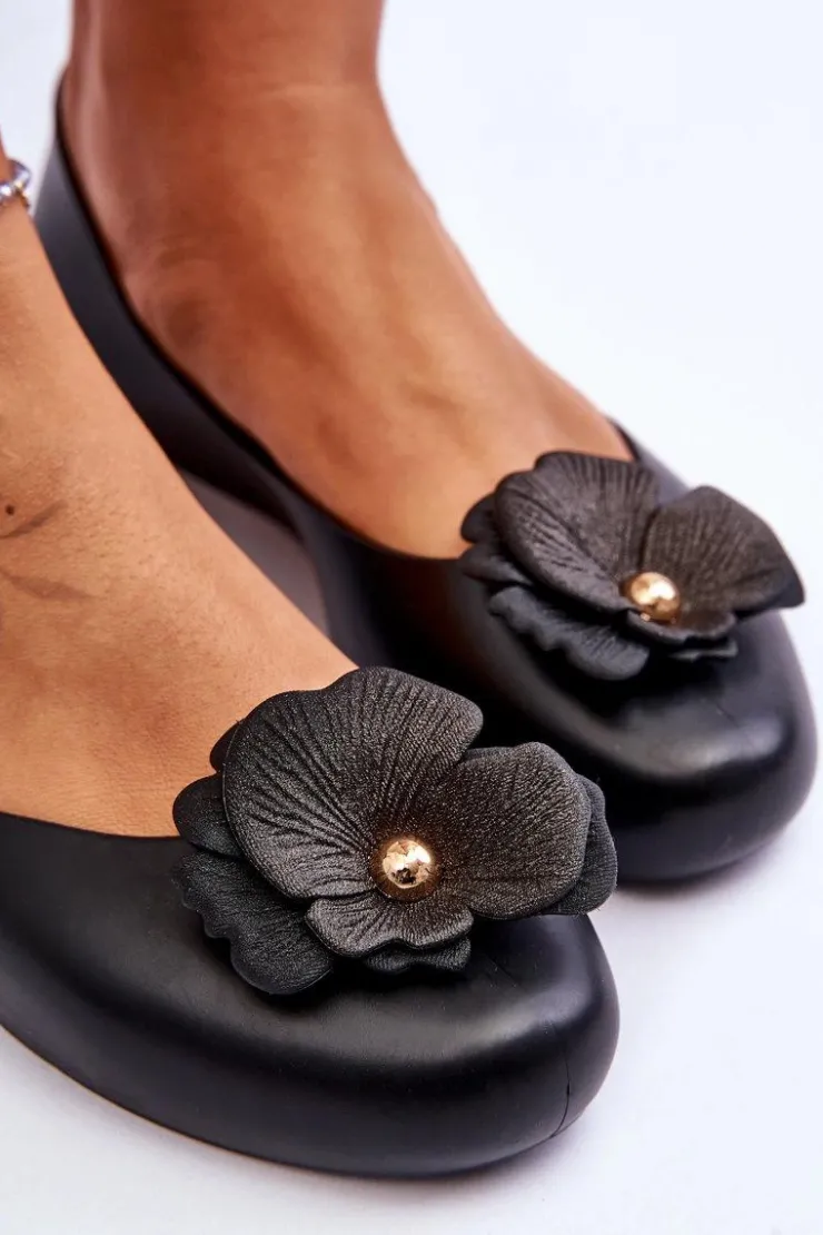 Hot ZAXY Damskie Pachnące Baleriny LL285001 Czarne