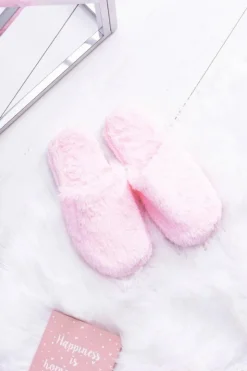 New Boto Damskie Papcie Futerkowe Różowe Mimia