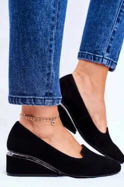 Best Boto Damskie Półbuty Exquisite Czarne 1205