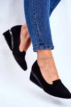 Best Boto Damskie Półbuty Exquisite Czarne 1205