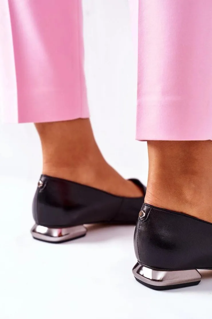 Damskie Laura Messi Damskie Półbuty Czarne 2074