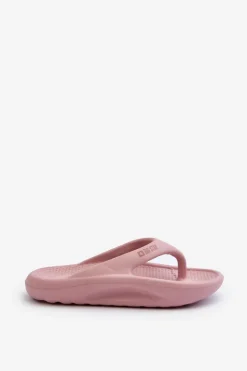 Big Star Shoes Klapki Damskie Big Star|Klapki Basenowe*Damskie Piankowe Klapki Japonki Big Star NN274A650 Różowe