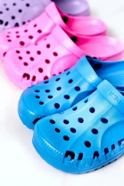 Boto Klapki Damskie Klasyczne*Damskie Piankowe Klapki Kroksy EVA Niebieskie