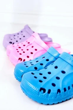 Boto Klapki Damskie Klasyczne*Damskie Piankowe Klapki Kroksy EVA Niebieskie