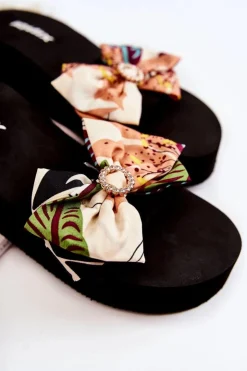 Damskie Boto Damskie Piankowe Klapki Na Koturnie Beżowe Silana