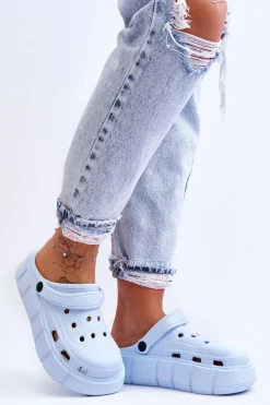 Damskie Boto Damskie Piankowe Klapki Na Platformie Jasnoe Beckett