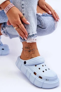 Damskie Boto Damskie Piankowe Klapki Na Platformie Jasnoe Beckett