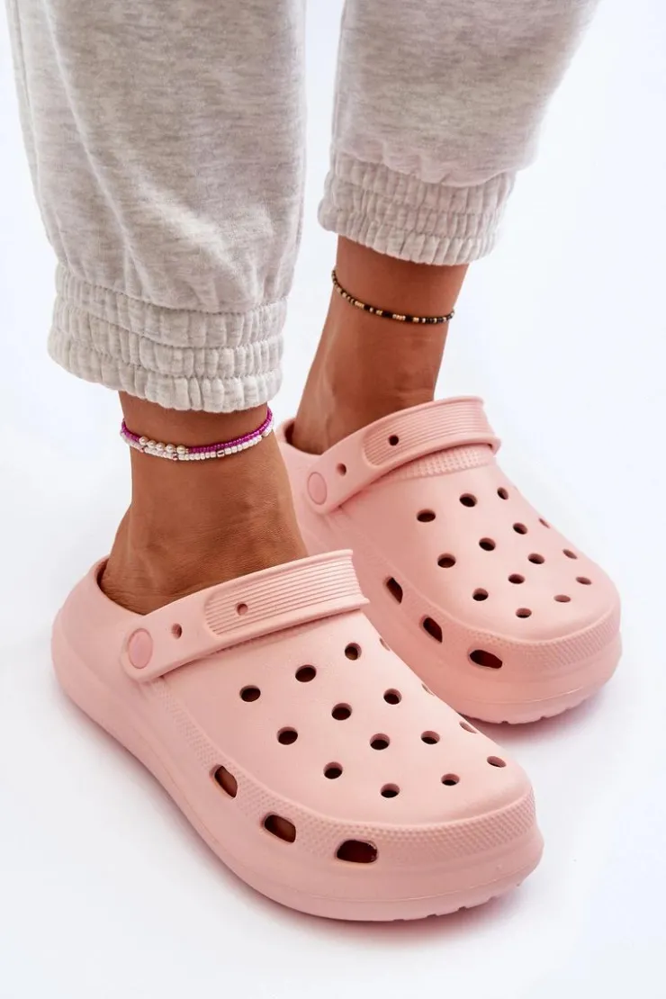 Damskie Boto Damskie Piankowe Klapki Różowe Ilariana