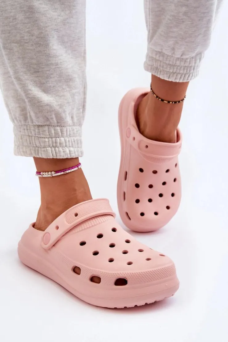 Damskie Boto Damskie Piankowe Klapki Różowe Ilariana