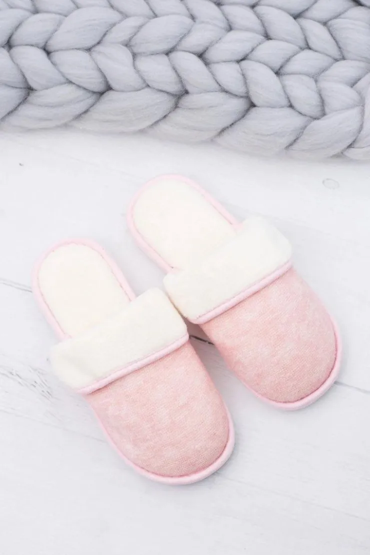 Sale Boto Damskie Różowe Domowe Klapki Papcie Sleepy