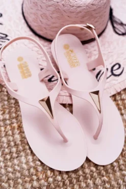 Damskie Boto Damskie Sandałki Beżowe Storm