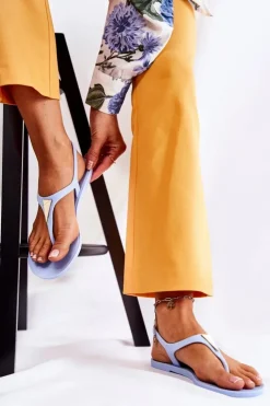 Damskie Boto Damskie Sandałki Niebieskie Storm