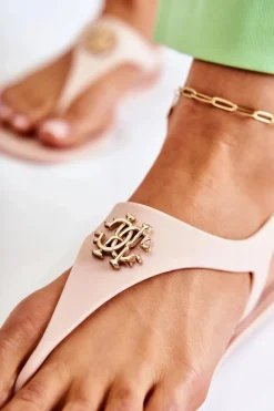 Damskie Boto Damskie Sandałki Nude Sonner