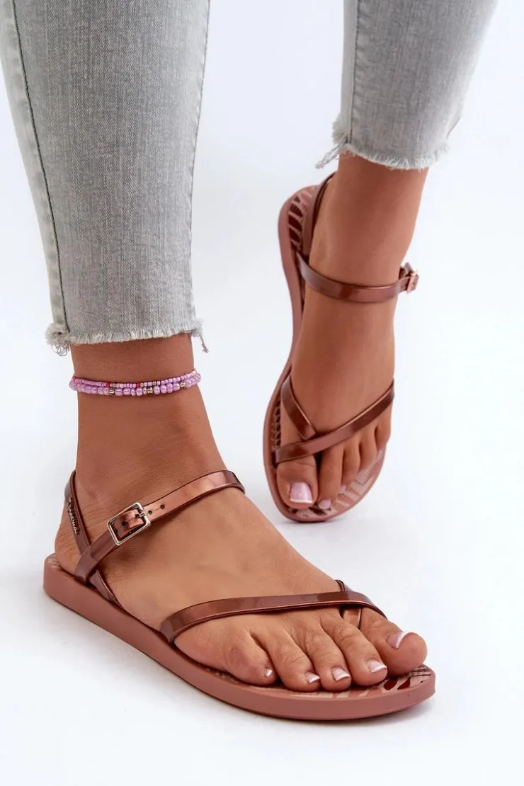 Ipanema Damskie Sandały 82842 Fashion Sandal VIII Fem Różowo-Brązowe