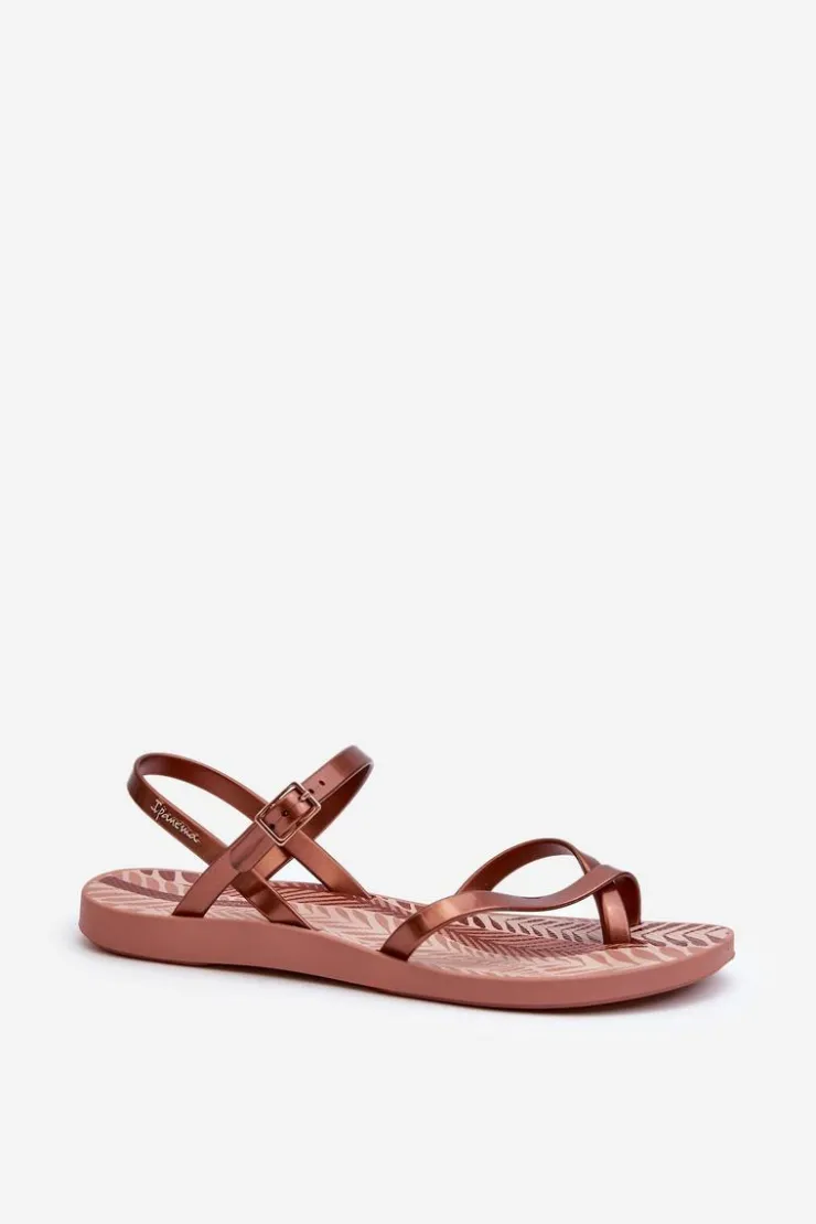 Ipanema Damskie Sandały 82842 Fashion Sandal VIII Fem Różowo-Brązowe