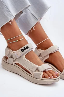 Damskie Lee Cooper Damskie Sandały LCW-24-34-2614 Beżowe