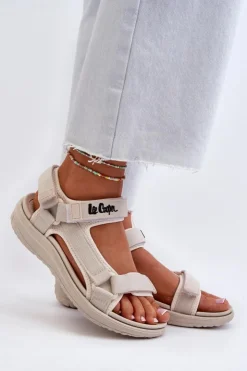 Damskie Lee Cooper Damskie Sandały LCW-24-34-2614 Beżowe
