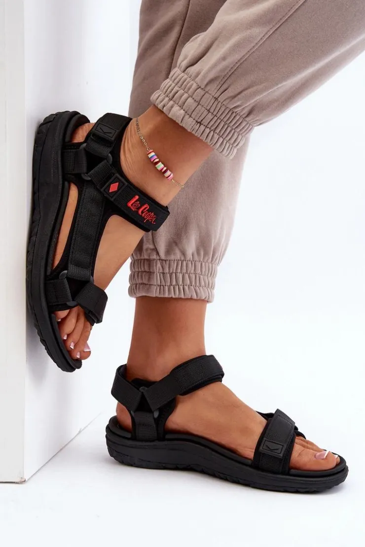 Damskie Lee Cooper Damskie Sandały LCW-24-34-2615 Czarne