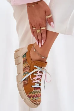 Damskie Maciejka Damskie Skórzane Półbuty 05850-29 Multikolor