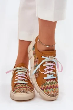 Damskie Maciejka Damskie Skórzane Półbuty 05850-29 Multikolor