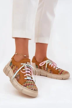 Damskie Maciejka Damskie Skórzane Półbuty 05850-29 Multikolor