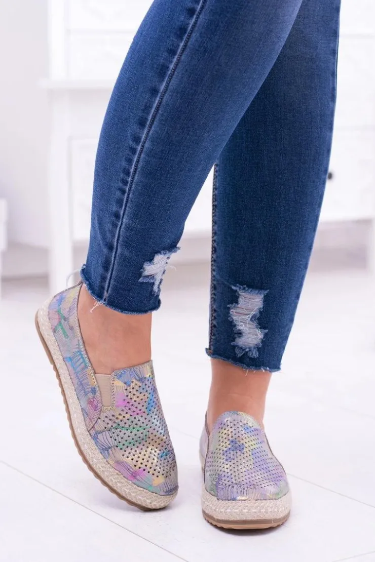 Boto Trampki Damskie Slip-On*Damskie Skórzane Tenisówki Wsuwane Ingrid