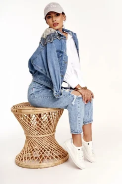 Big Star Shoes Trampki Damskie Big Star|Trampki Damskie Niskie*Damskie Skórzane Tenisówki Logowana Podeszwa Big Star GG274194 Białe