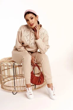 Big Star Shoes Trampki Damskie Big Star|Trampki Damskie Niskie*Damskie Skórzane Trampki Z Gwiazdą BIG STAR DD274691 Biało-Różowe