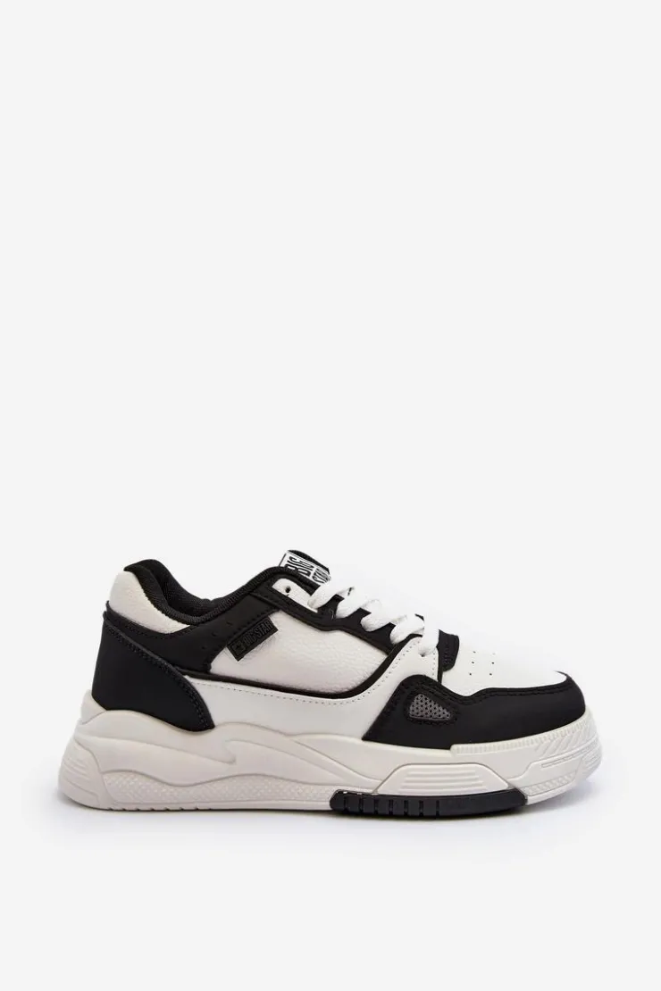 Online Big Star Shoes Damskie Sneakersy Big Star NN274669 Biało-Czarne