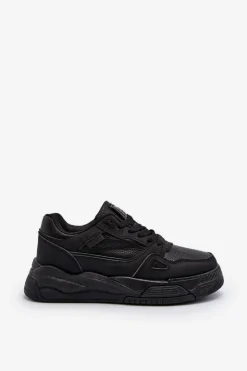 Big Star Shoes Buty Sportowe Big Star|Sneakersy Damskie*Damskie Sneakersy Big Star NN274666 Czarne