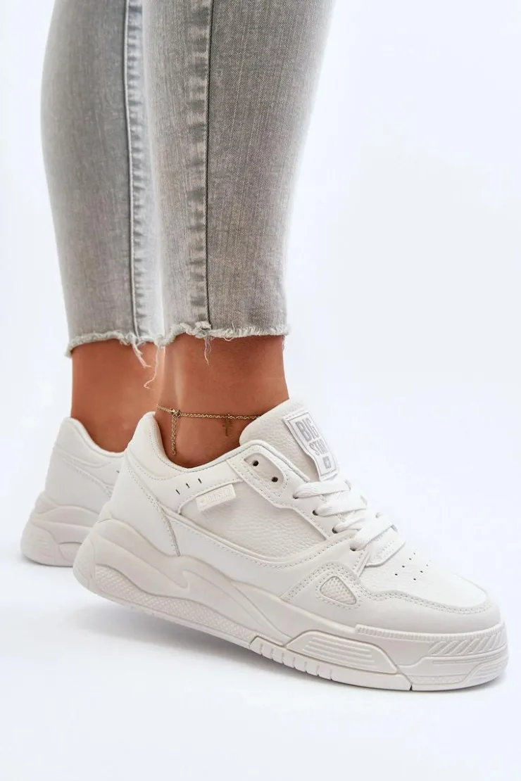 Damskie Big Star Shoes Damskie Sneakersy Big Star NN274667 Białe