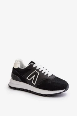 Sale Boto Damskie Sneakersy Buty Sportowe Czarne Daisee