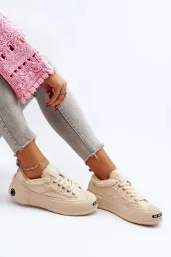Damskie GOE Damskie Sneakersy NN2N4060 Beżowe