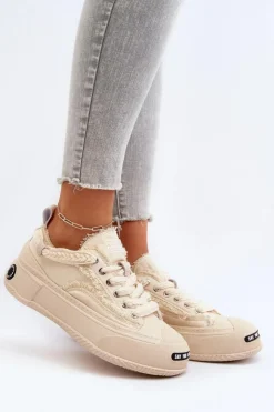 Damskie GOE Damskie Sneakersy NN2N4060 Beżowe