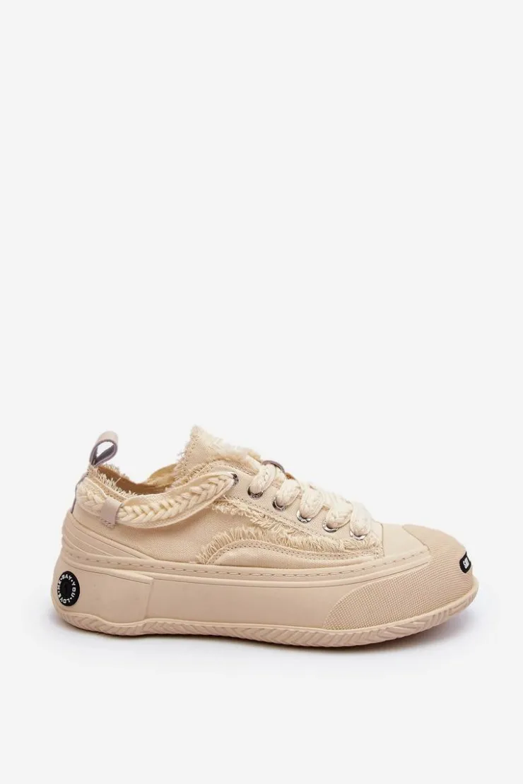 Damskie GOE Damskie Sneakersy NN2N4060 Beżowe