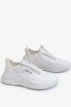 Damskie Big Star Shoes Damskie Sneakersy Memory Foam System Big Star LL274417 Białe